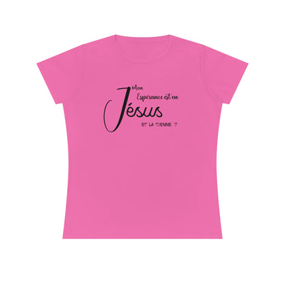 T-SHIRT FEMME SEMI-AJUSTÉ - ESPÉRANCE EN JÉSUS