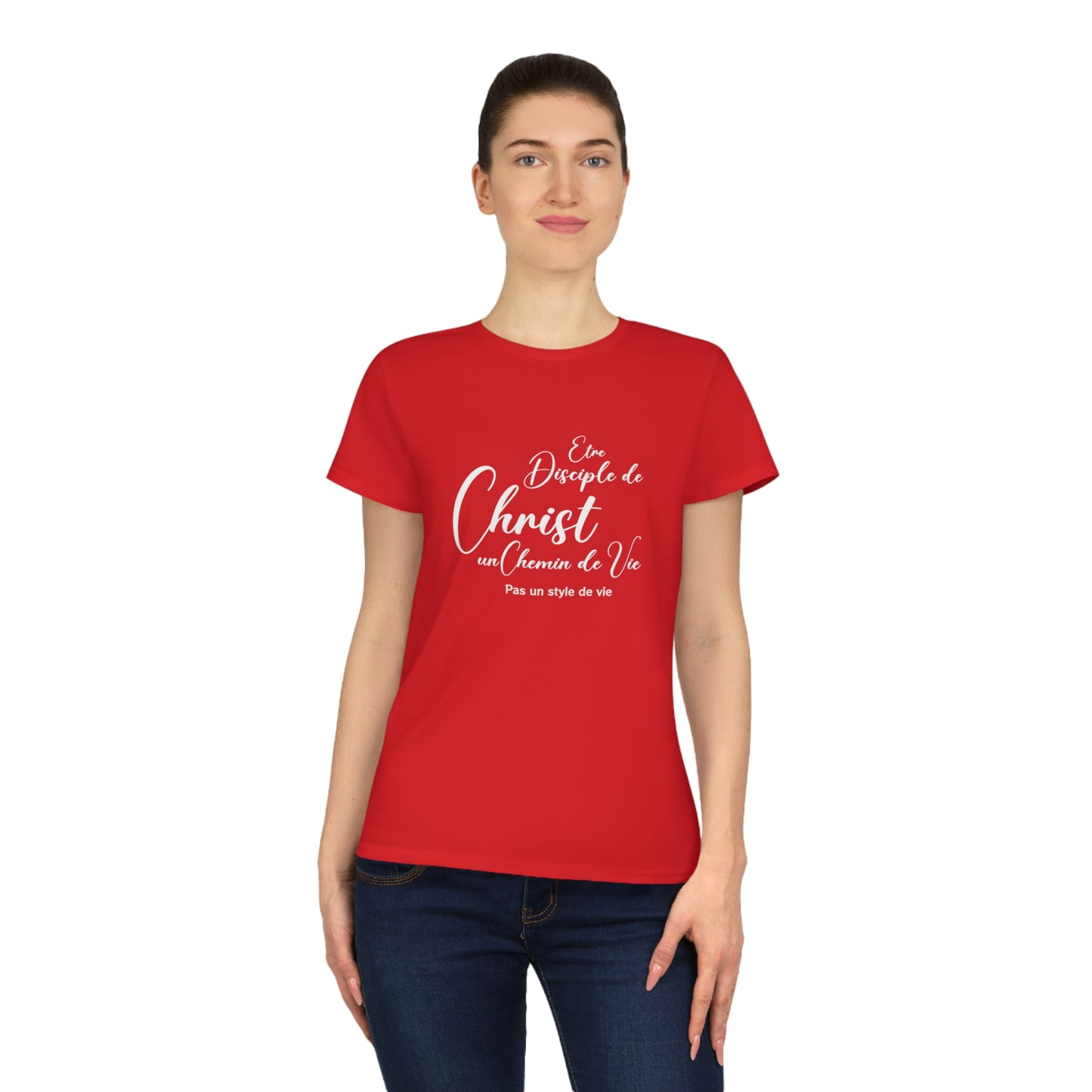 T-SHIRT FEMME SEMI-AJUSTÉ - ÊTRE DISCIPLE DE CHRIST