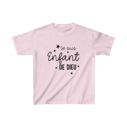 T-SHIRT ENFANT UNISEXE CONFORT CLASSIQUE - ENFANT DE DIEU