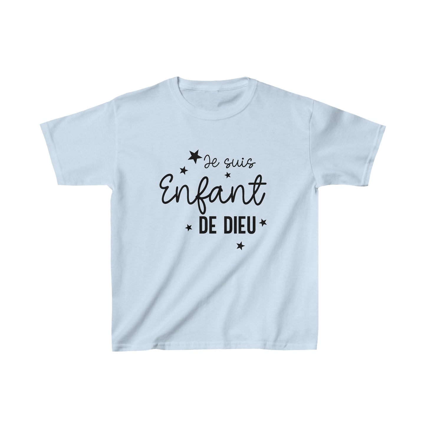 T-SHIRT ENFANT UNISEXE CONFORT CLASSIQUE - ENFANT DE DIEU