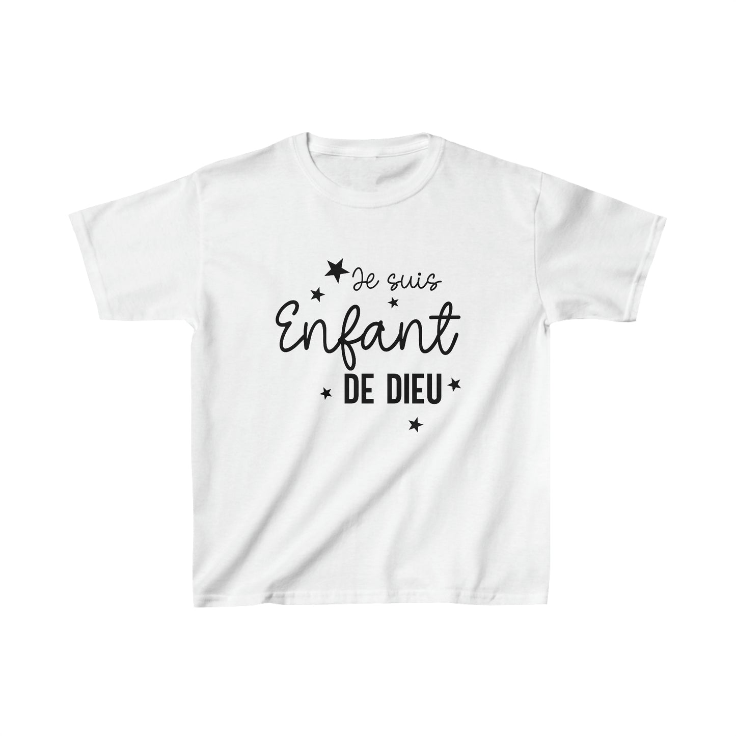 T-SHIRT ENFANT UNISEXE CONFORT CLASSIQUE - ENFANT DE DIEU