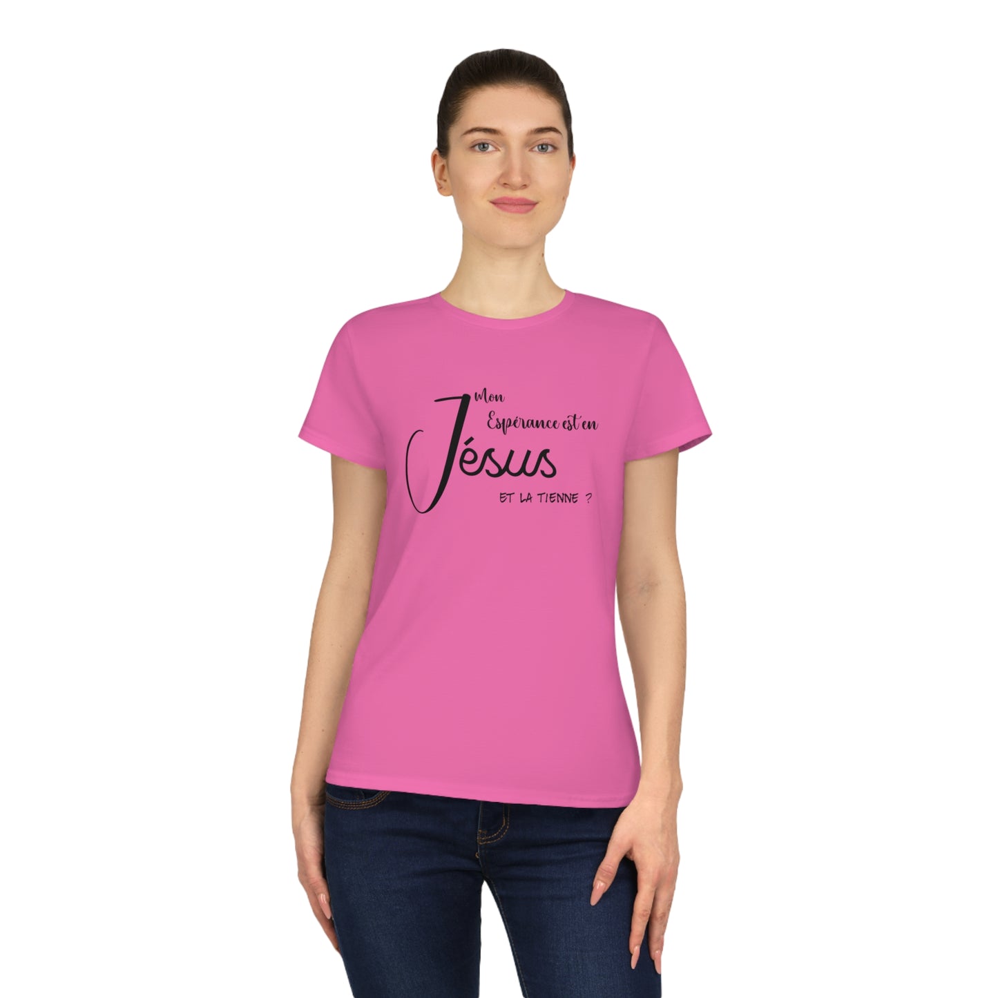 T-SHIRT FEMME SEMI-AJUSTÉ - ESPÉRANCE EN JÉSUS