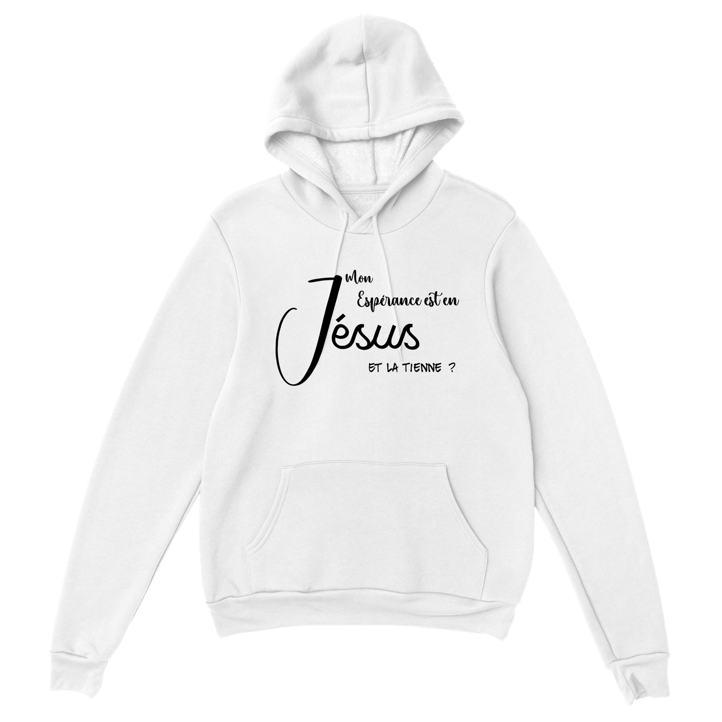 SWEAT A CAPUCHE UNISEXE CLASSQUE - ESPERANCE EN JESUS