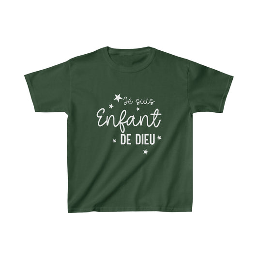 T-SHIRT ENFANT UNISEXE CONFORT CLASSIQUE - ENFANT DE DIEU