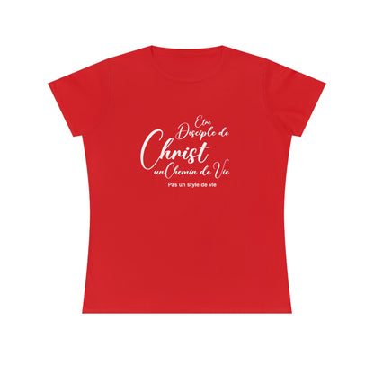 T-SHIRT FEMME SEMI-AJUSTÉ - ÊTRE DISCIPLE DE CHRIST