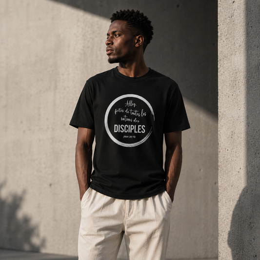T-shirt chrétien unisexe bio GOTS - Le Grand Mandat