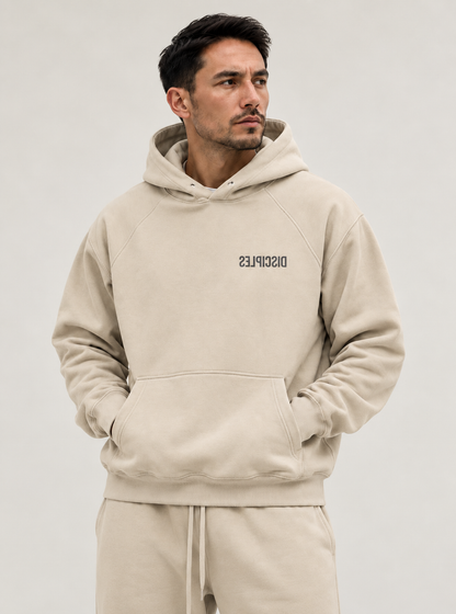 Hoodie oversize Mon Espérance — Ecru