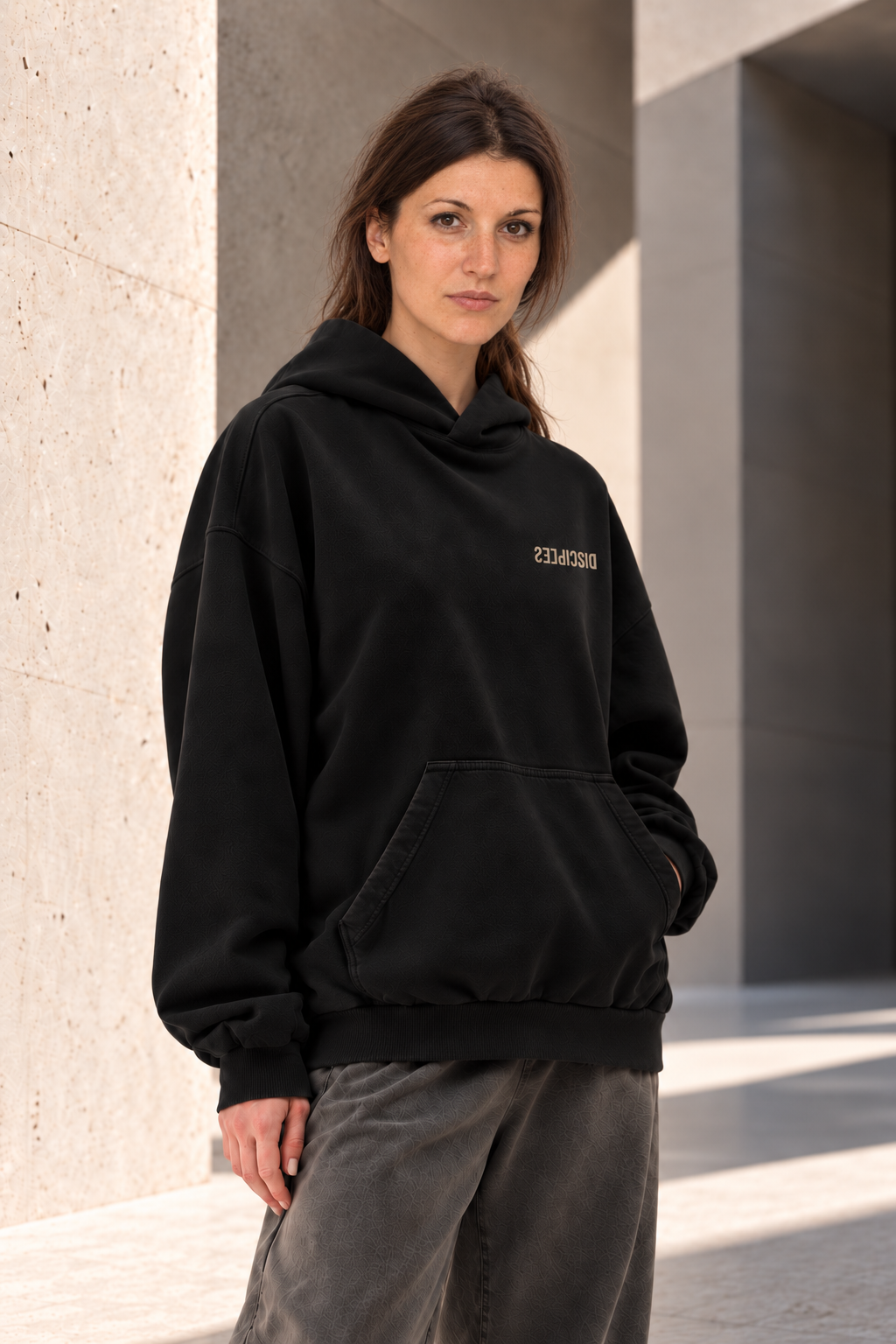 FND.01 — Hoodie Fondations Noir