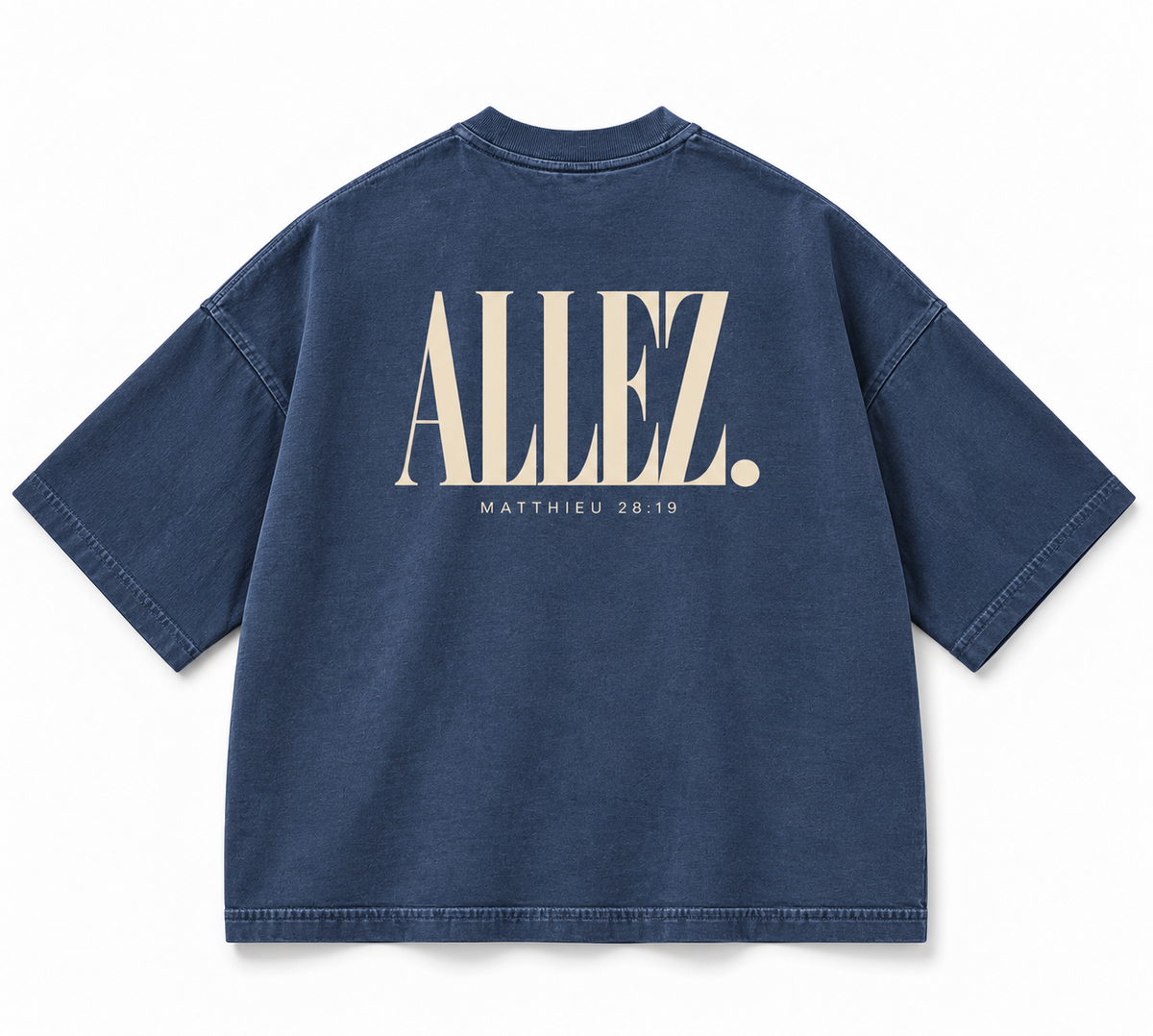 T-shirt Boxy Vintage Wash — ENVOI « ALLEZ. »