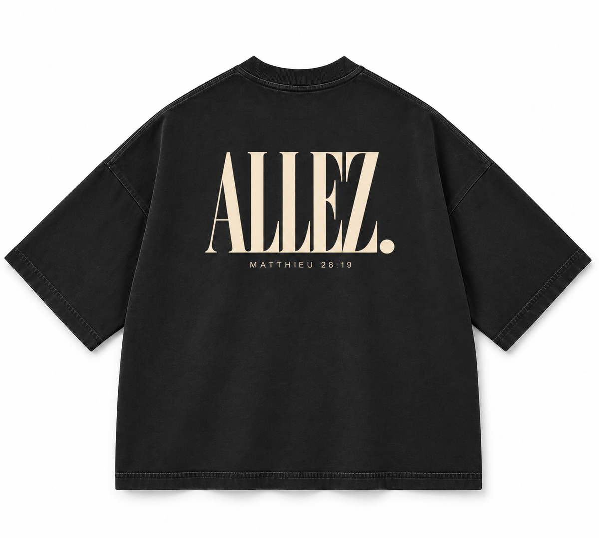 T-shirt Boxy Vintage Wash — ENVOI « ALLEZ. »