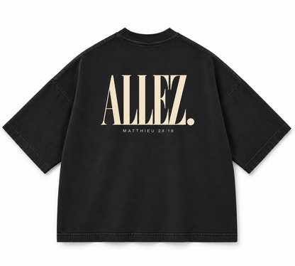 T-shirt Boxy Vintage Wash — ENVOI « ALLEZ. »