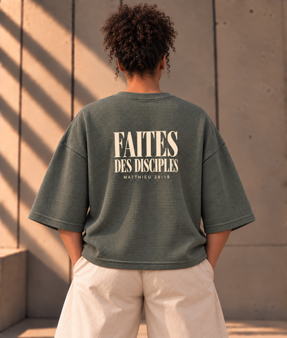 T-shirt Waffle Boxy Oversize — ENVOI