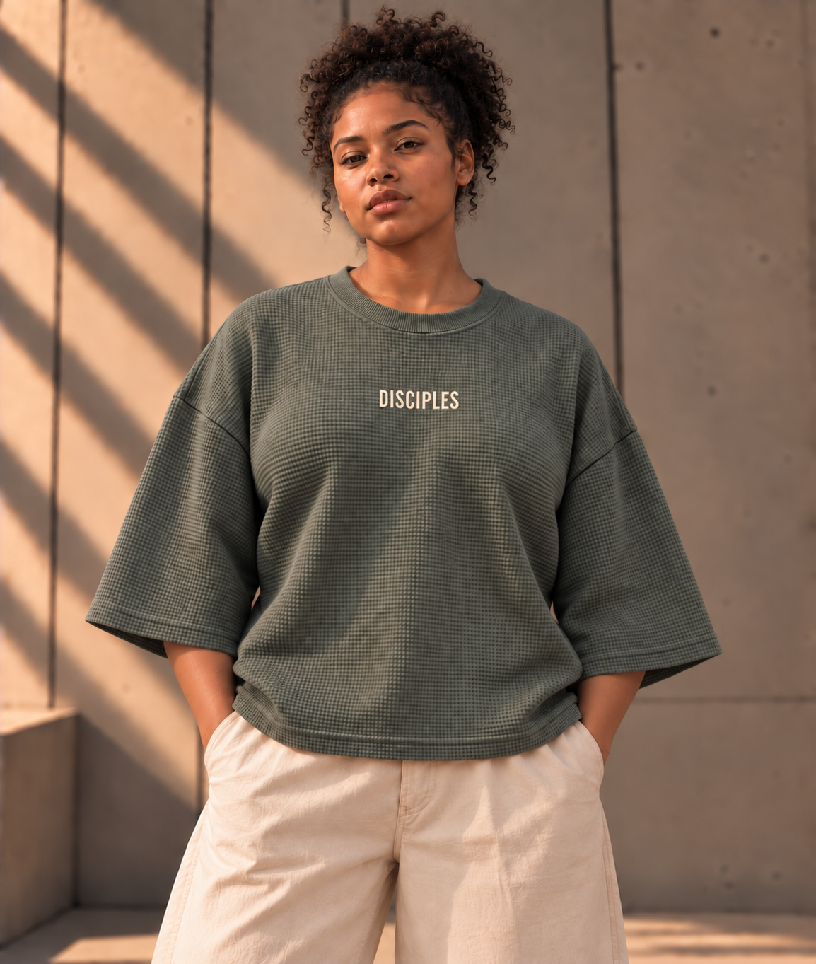 T-shirt Waffle Boxy Oversize — ENVOI