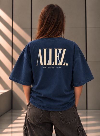 T-shirt Boxy Vintage Wash — ENVOI « ALLEZ. »