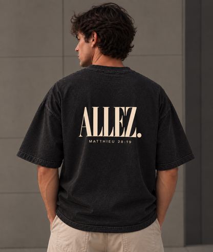 T-shirt Boxy Vintage Wash — ENVOI « ALLEZ. »