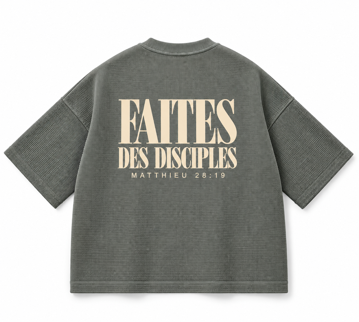 T-shirt Waffle Boxy Oversize — ENVOI