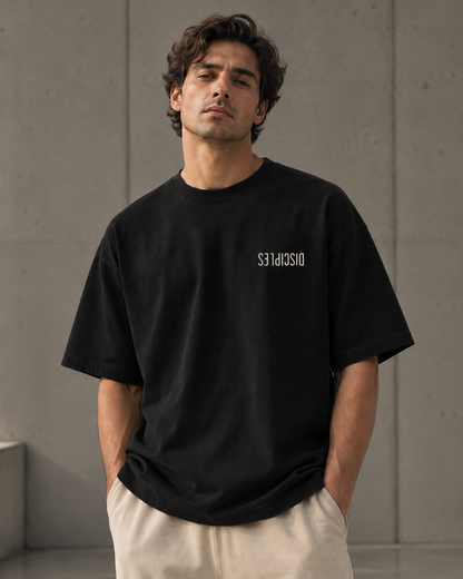 T-shirt boxy Le Grand Mandat — Noir